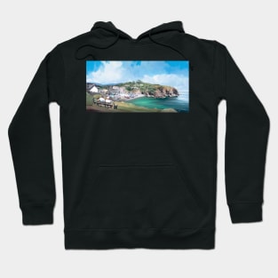 Cadgwith, Cornwall - Original Illustration Hoodie